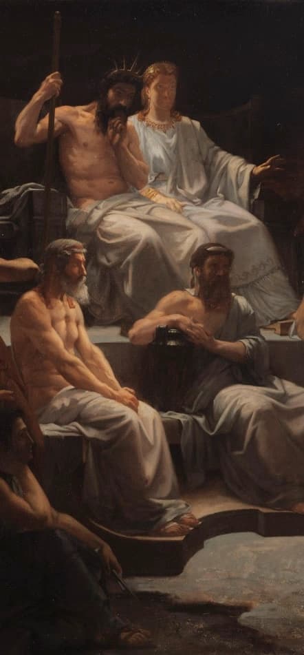 Hades and Persephone on Their Throne