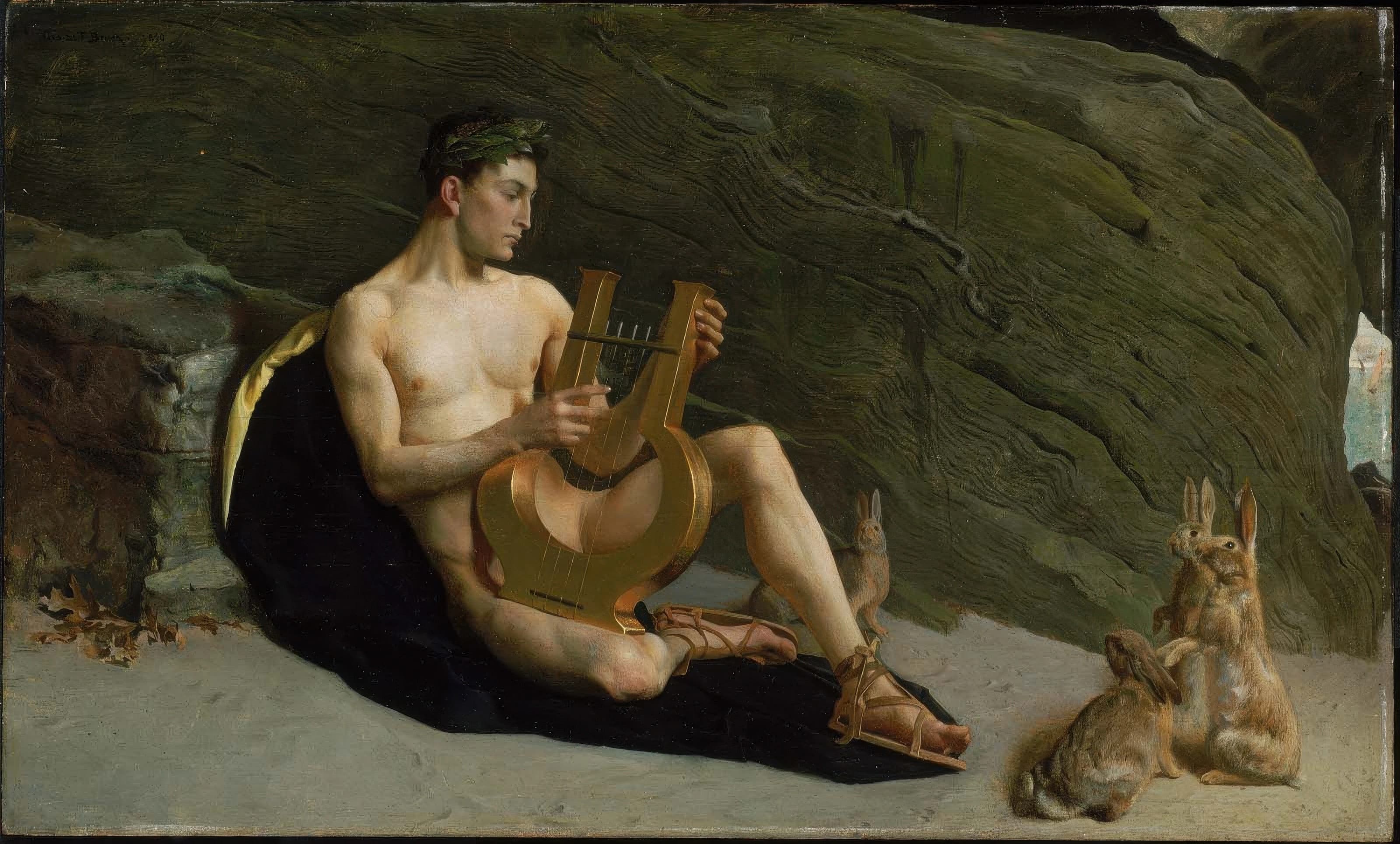 Painting of Orpheus by George de Forest Brush